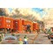 Parkhead Stadium 'Going to the Match' Fine Art Mouse Mat - Celtic FC